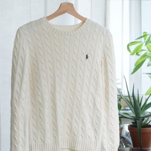 Cream Ralph Lauren Sweater